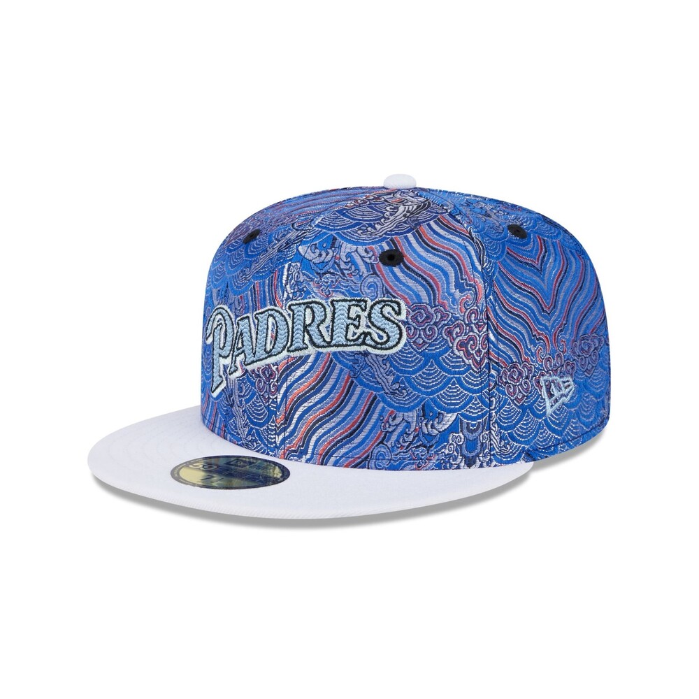 New Era San Diego Padres Wave Fill 59FIFTY Fitted Hat - Size 7 3/4